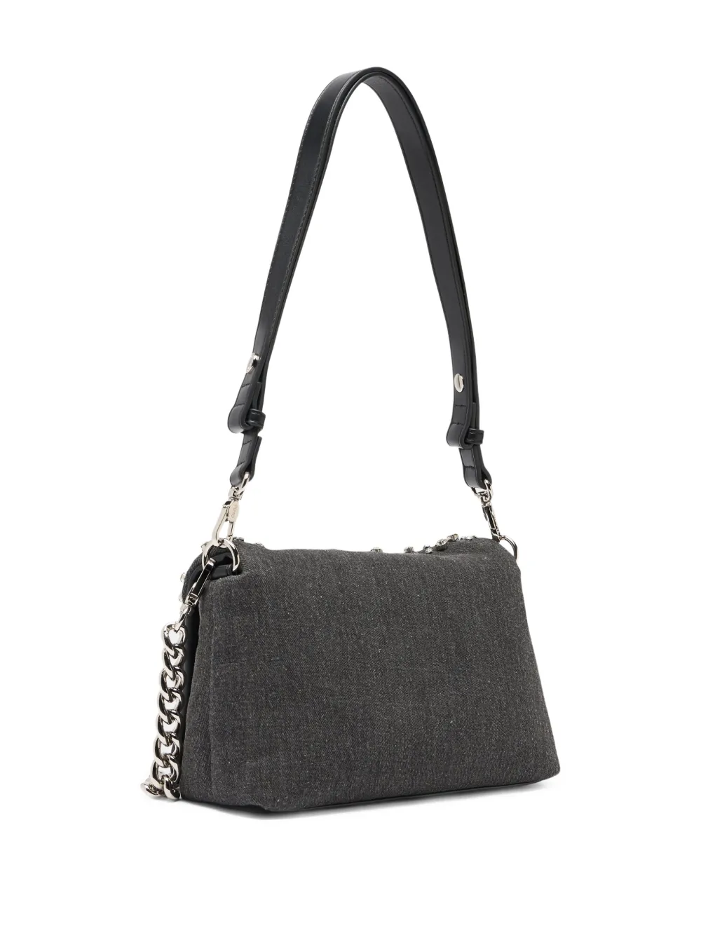 Quilted Jewel Cross Body Bag