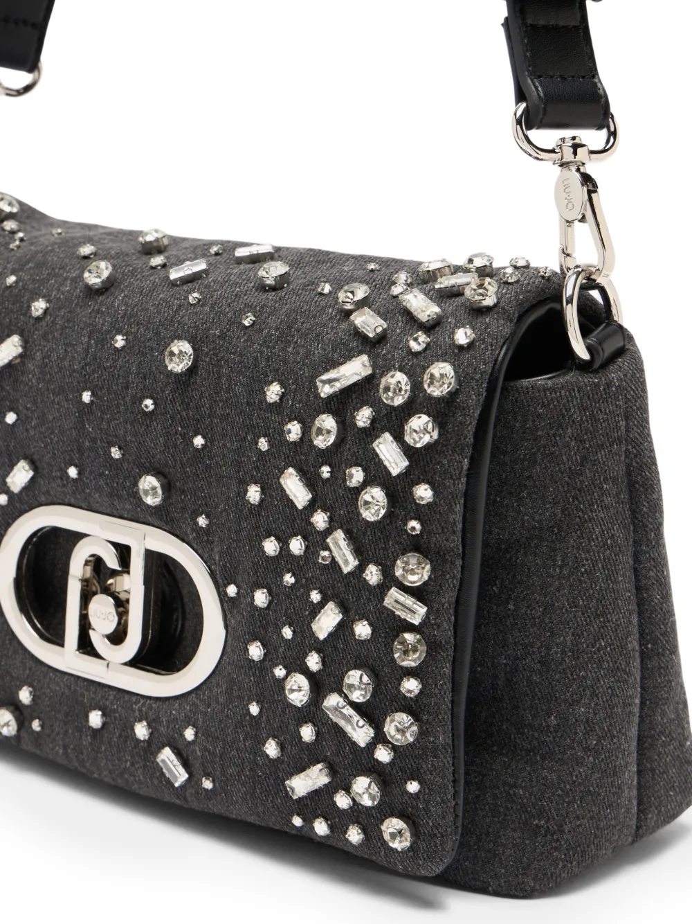 Quilted Jewel Cross Body Bag