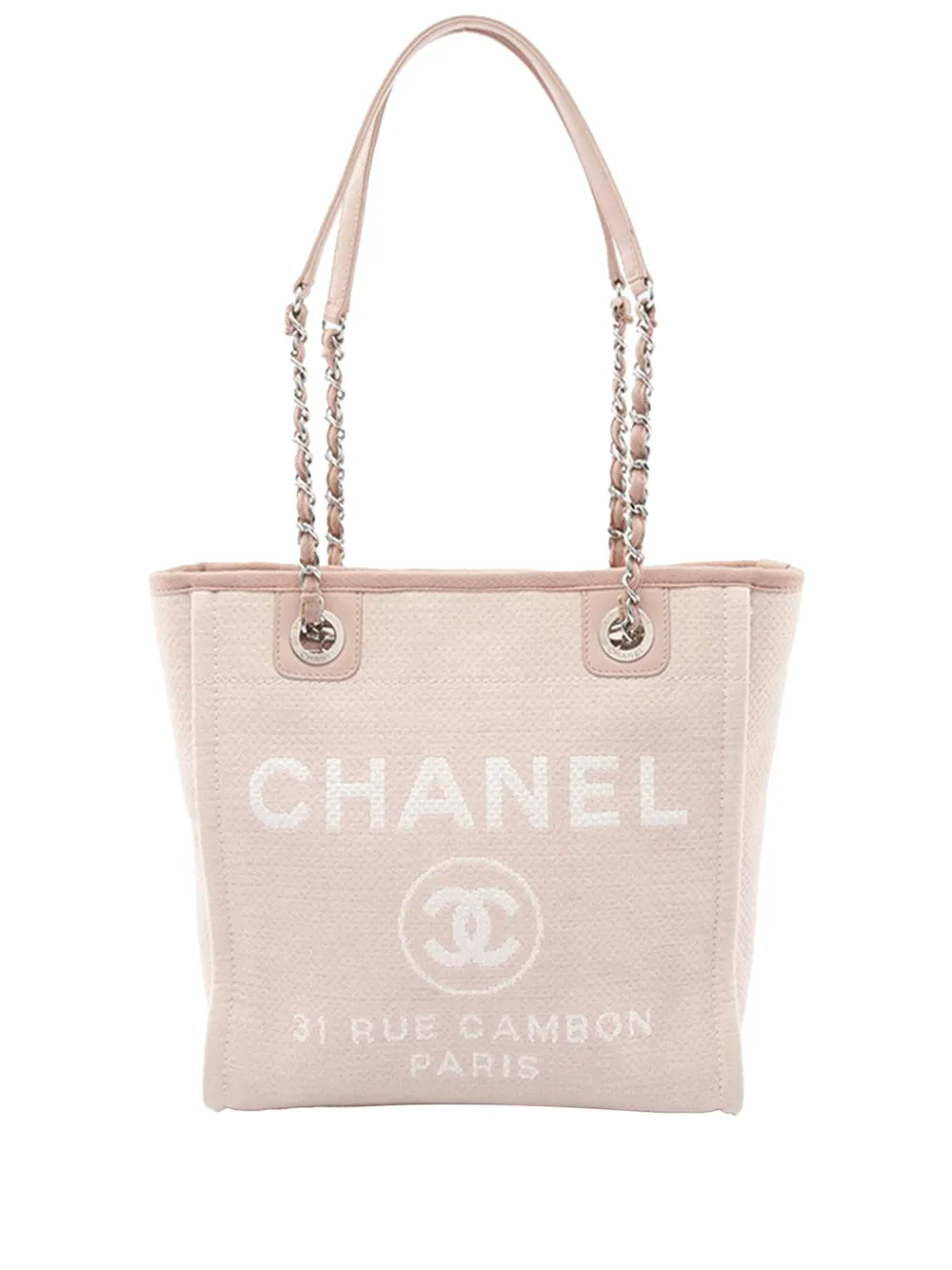 CHANEL Pre-Owned Borsa tote Deauville mini 2014-2015 - Rosa