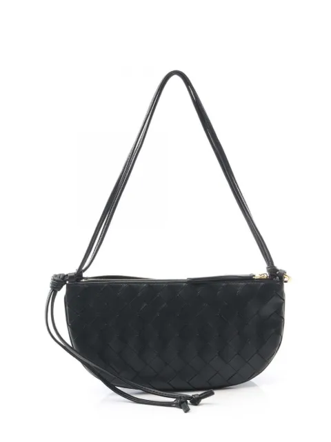 Bottega Veneta Pre-Owned 2012-2025 Small Lambskin Intrecciato Gemelli Double Pouch shoulder bag