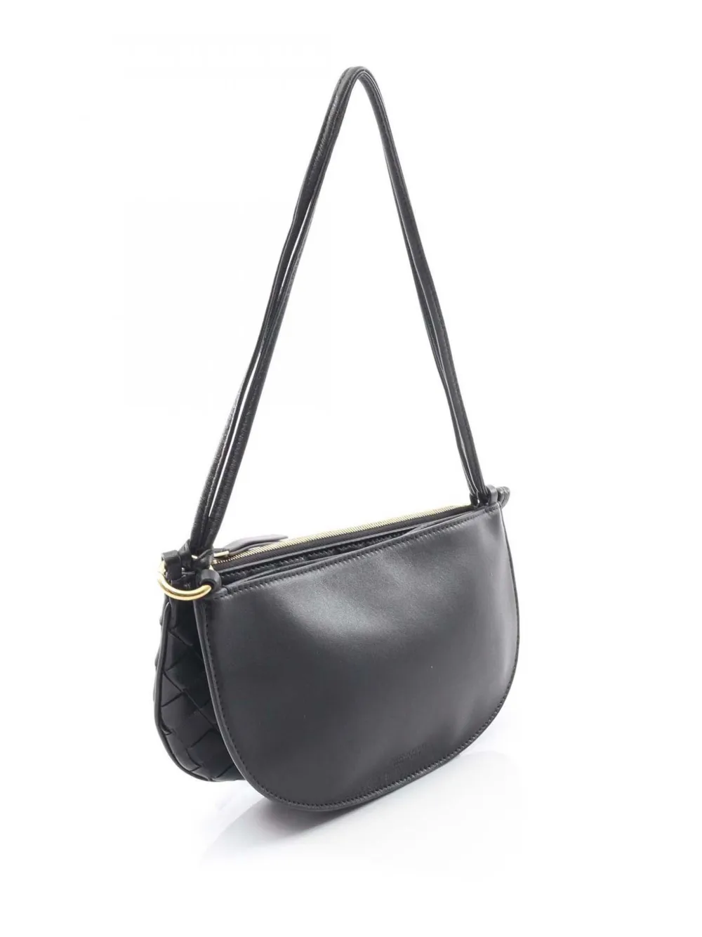 2012-2025 Small Lambskin Intrecciato Gemelli Double Pouch Shoulder Bag
