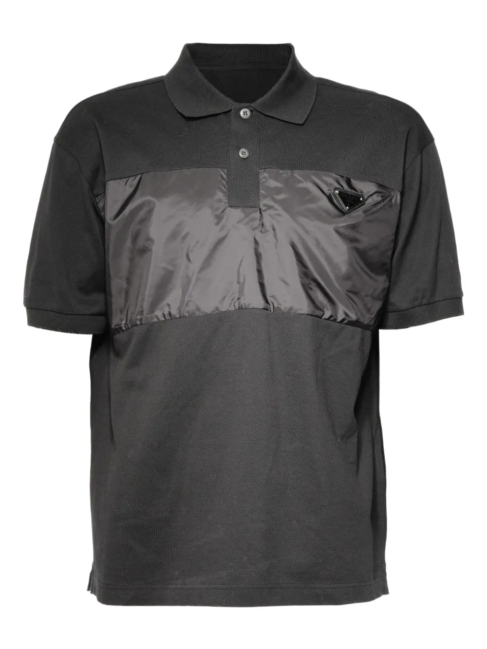 Prada Pre-Owned 2021 pique polo shirt | Black | Image 1