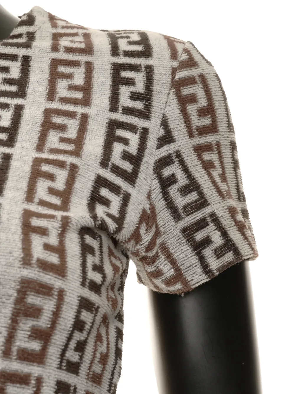 FENDI Pre-owned 1980-1990s Zucchino Shorts Set In Neutral