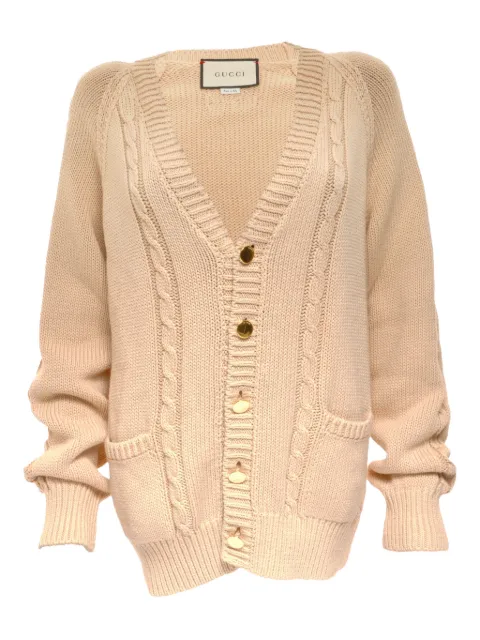 Gucci Pre-Owned 2021 logo cotton cardigan