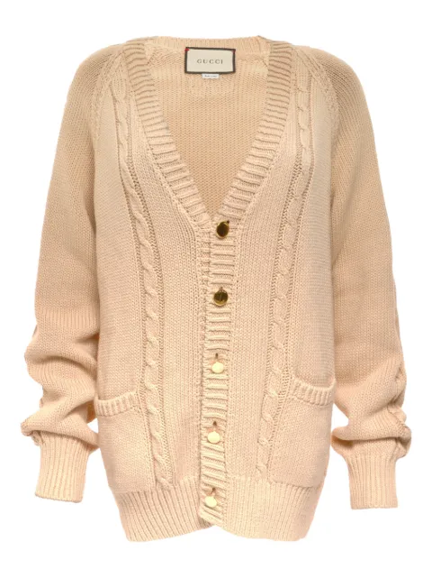 Gucci Pre-Owned 2021 logo cotton cardigan