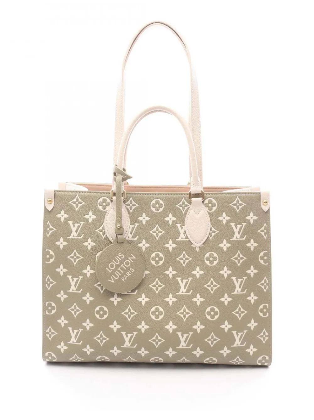 Louis Vuitton Pre-Owned Borsa tote Monogram Empreinte OntheGo MM 2021-2025 - Marrone