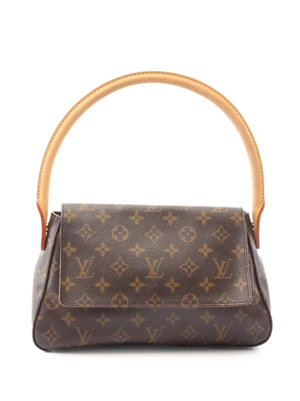 Louis Vuitton Pre-Owned Borsa a spalla Looping Mini con monogramma 2005 - Marrone