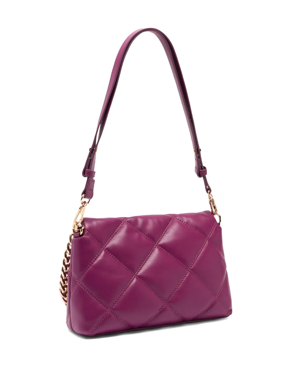 LIU JO LaPuffy quilted metal logo bag - Paars
