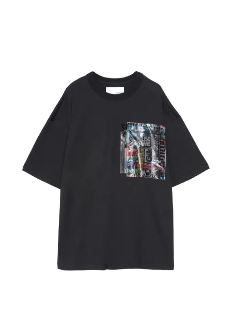 Yoshiokubo zip-pocket T-shirt