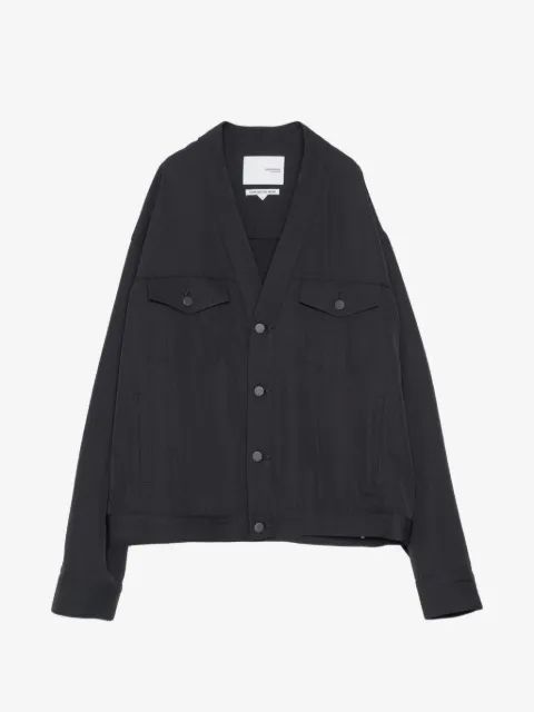 Yoshiokubo V-neck button-up jacket