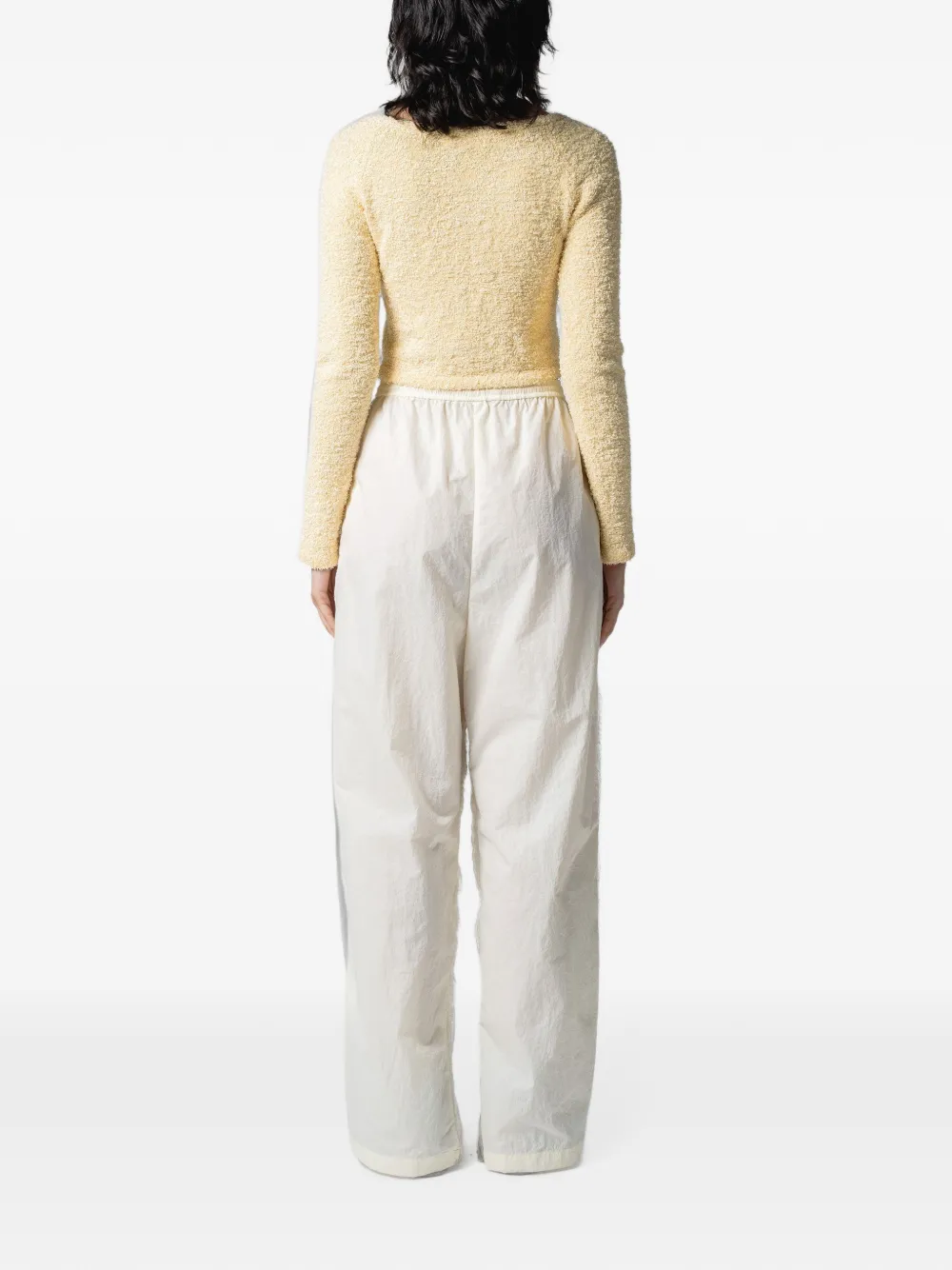 Muller Of Yoshiokubo Broek met ruches en trekkoord Wit