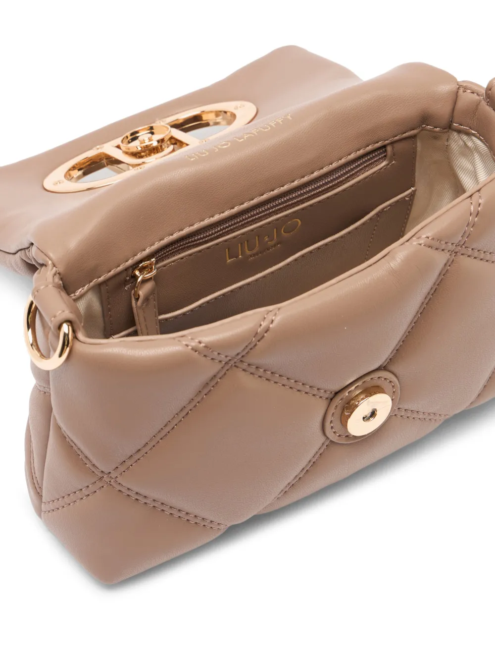 LIU JO Kleine LaPuffy gewatteerde tas Beige