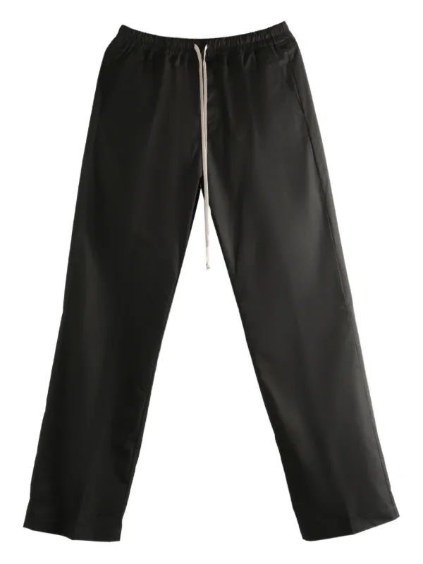 Rick Owens ドローストリングパンツ Rick Owens ドローストリング パンツ | ブラック | FARFETCH JP