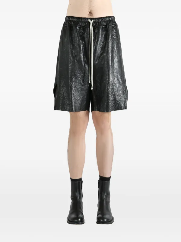 Rick Owens ドローストリング ショートパンツ | ブラック | FARFETCH JP