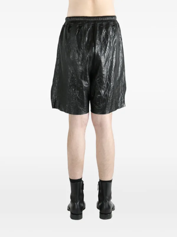 Rick Owens ドローストリング ハーフパンツ Rick Owens ドローストリング ショートパンツ | ブラック | FARFETCH JP