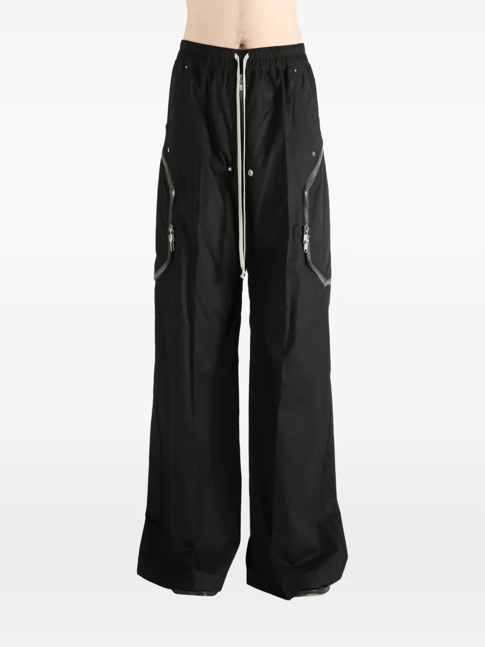 Rick Owens Blixa Belas zip-pocket trousers - Zwart