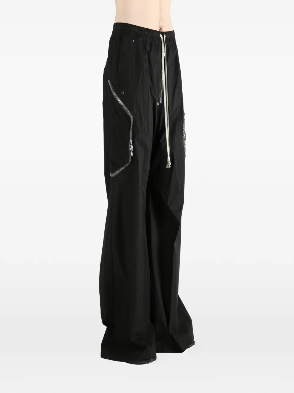 Rick Owens Blixa Belas broek met rits Zwart