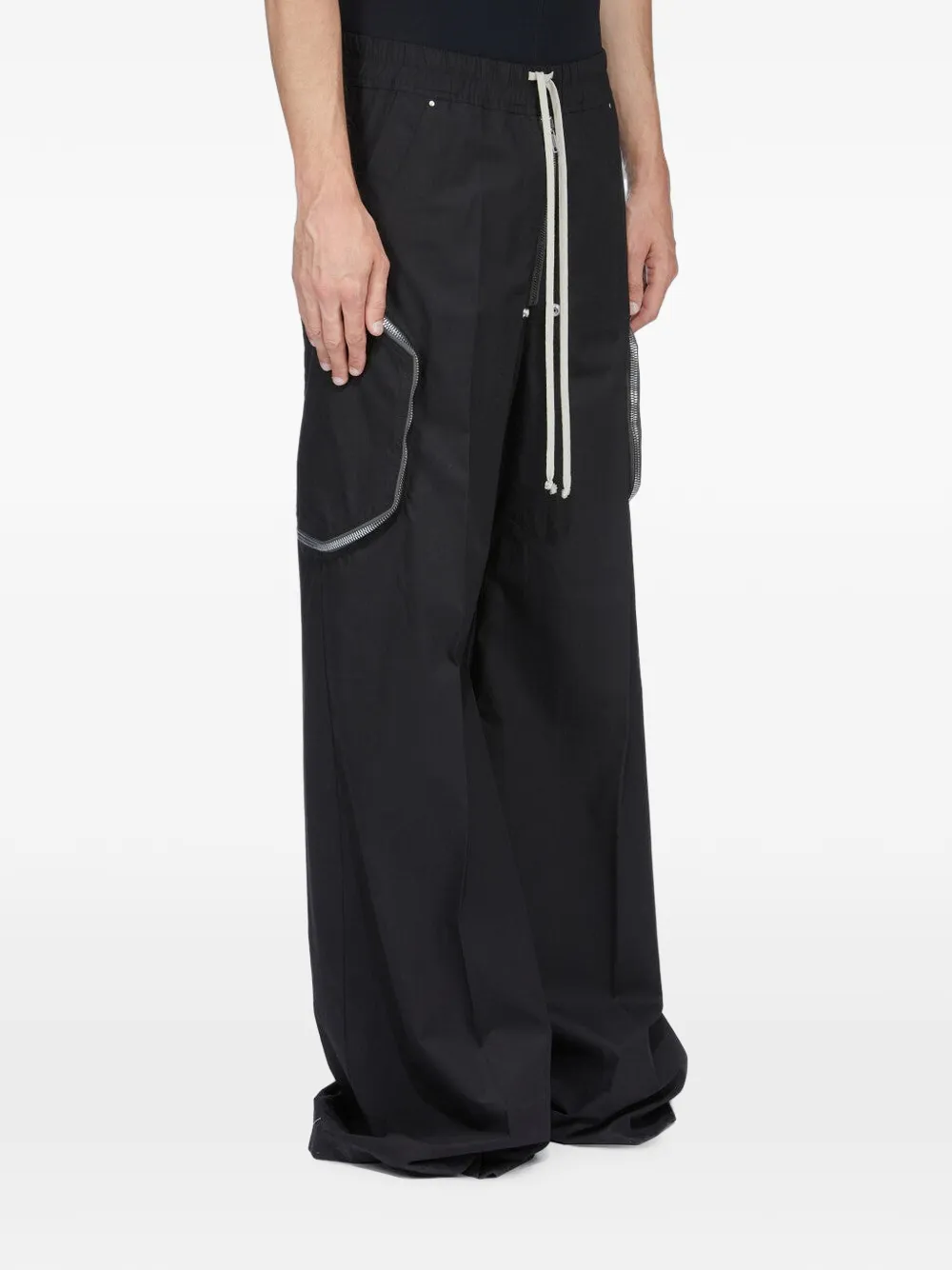 Rick Owens Blixa Belas broek met rits Zwart