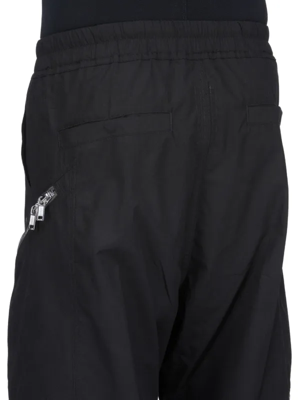 Rick Owens Temple Heizer Bela Pants In Cotton Poplin | Black