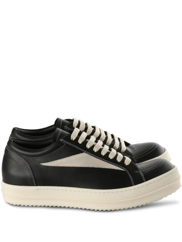 Rick Owens Vintage レザースニーカー | ブラック | FARFETCH JP