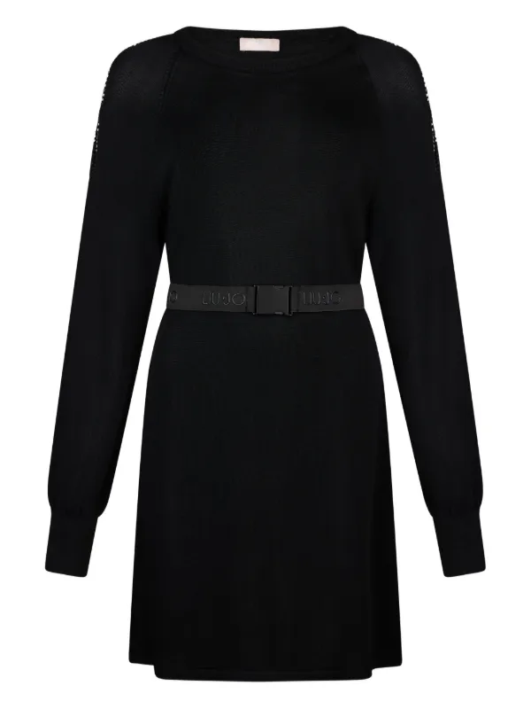 liu jo knit dress LIU JO knit dress in beige / cream