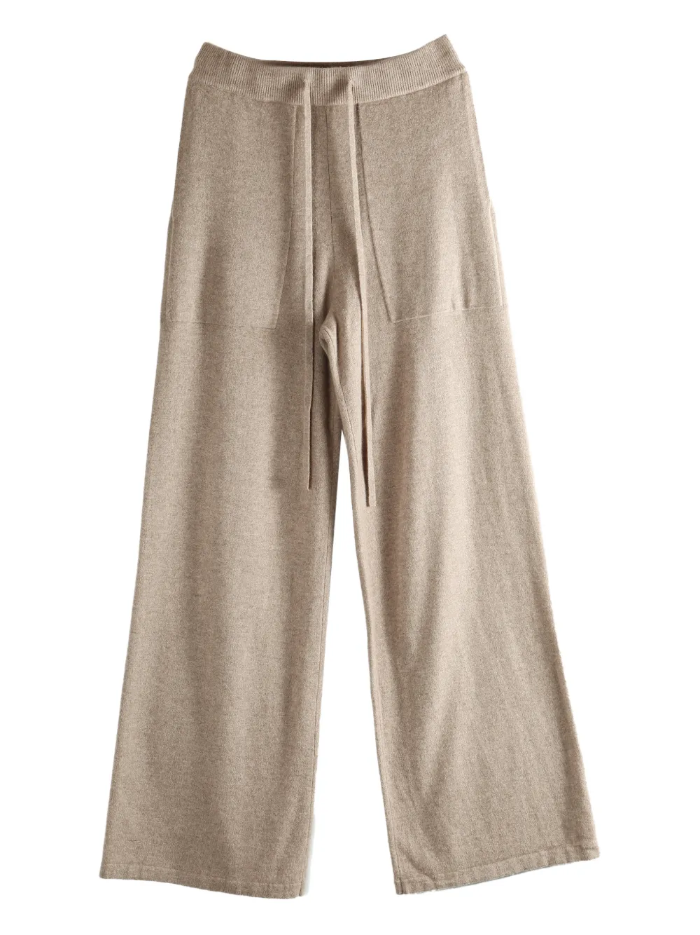 Uma Wang x 1436 drawstring knitted trousers - Toni neutri