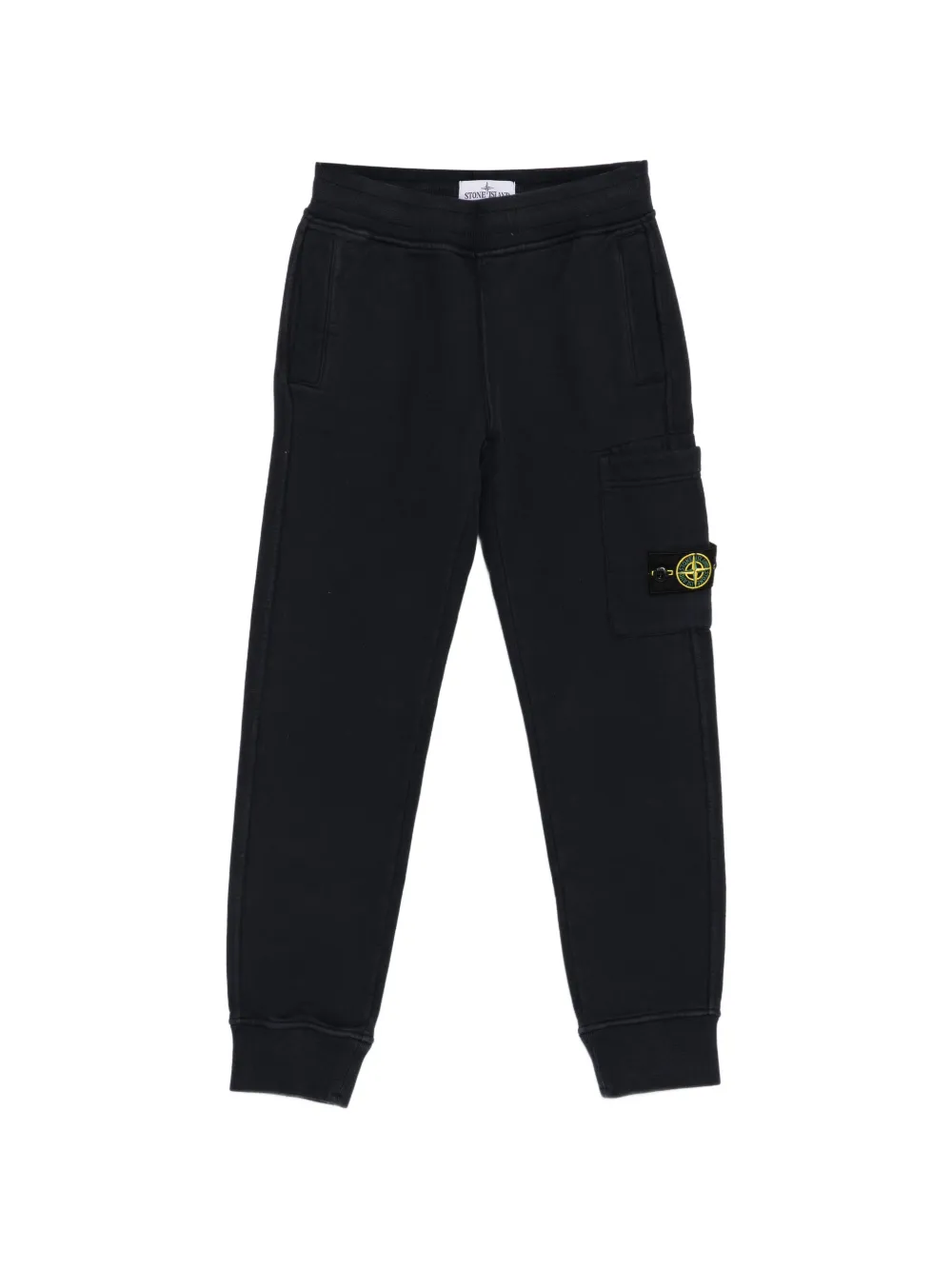 Stone Island Junior compass-patch trousers - Blu