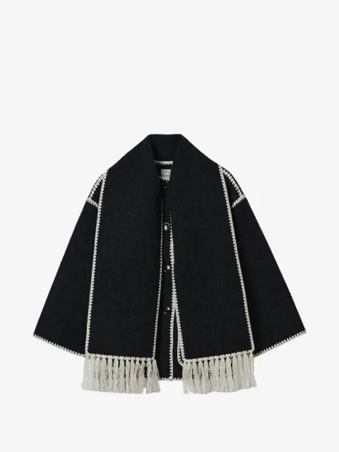 TOTEME attached-scarf jacket