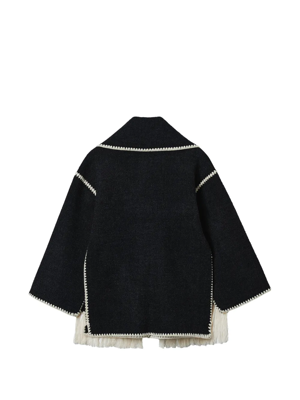 TOTEME attached-scarf Jacket | Black | FARFETCH RO