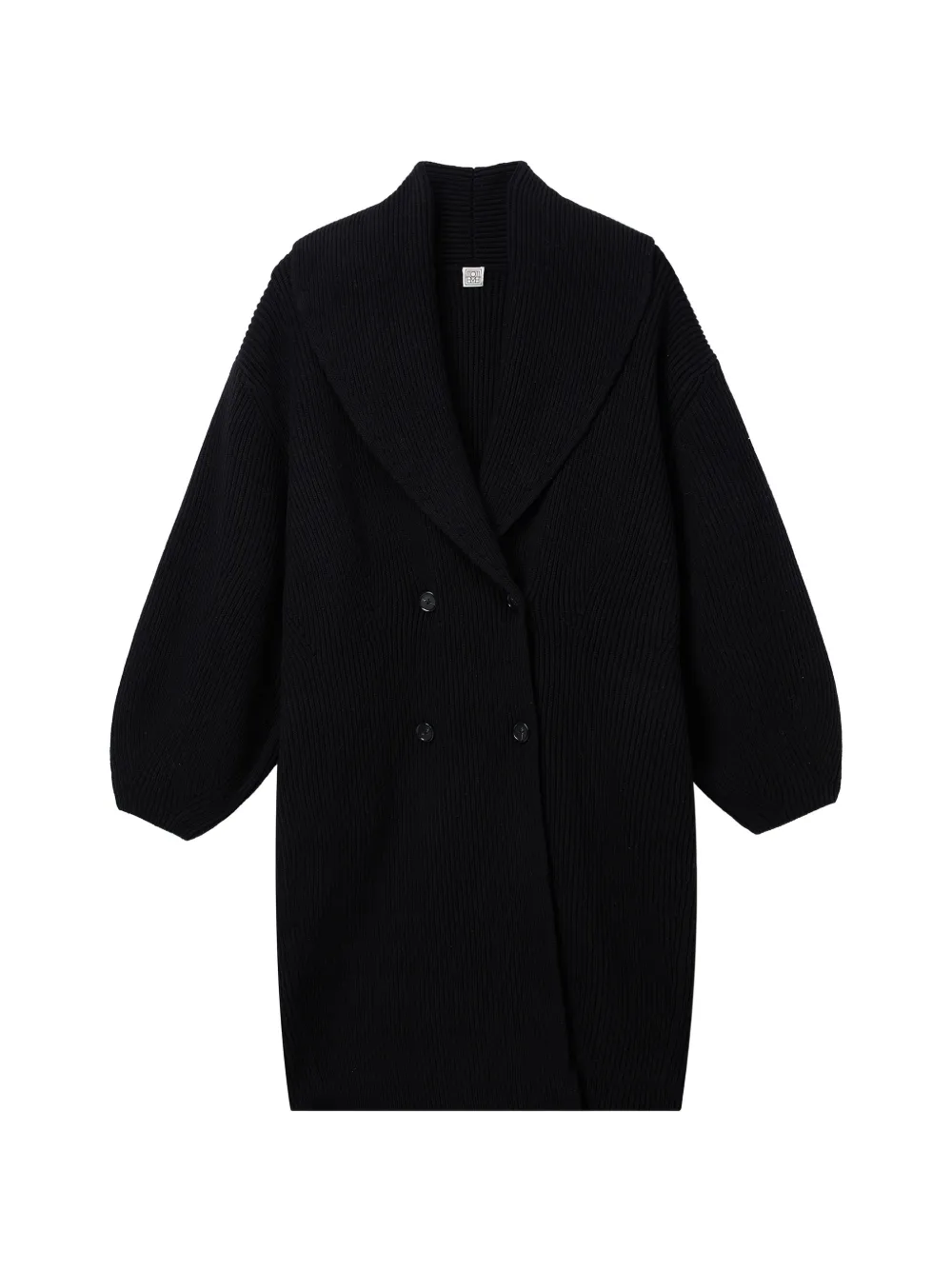 TOTEME double-breasted cardi-coat - Nero