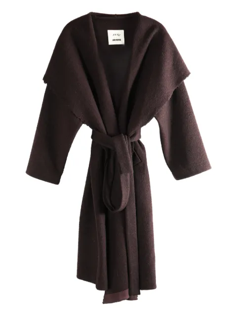 Uma Wang x 1436 hooded belted coat