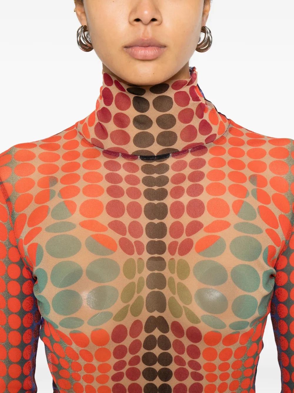 Jean Paul Gaultier Top met patroon Oranje