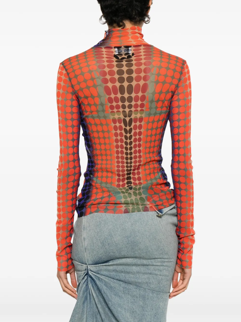 Jean Paul Gaultier Top met patroon Oranje