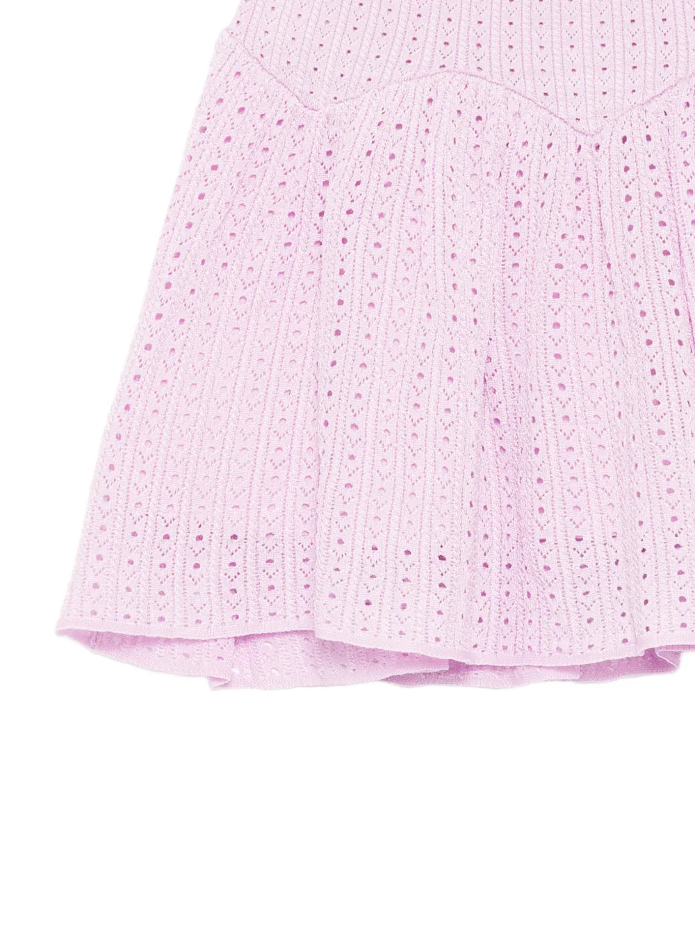  Self-portrait Kids Pointelle Skirt - Purple 