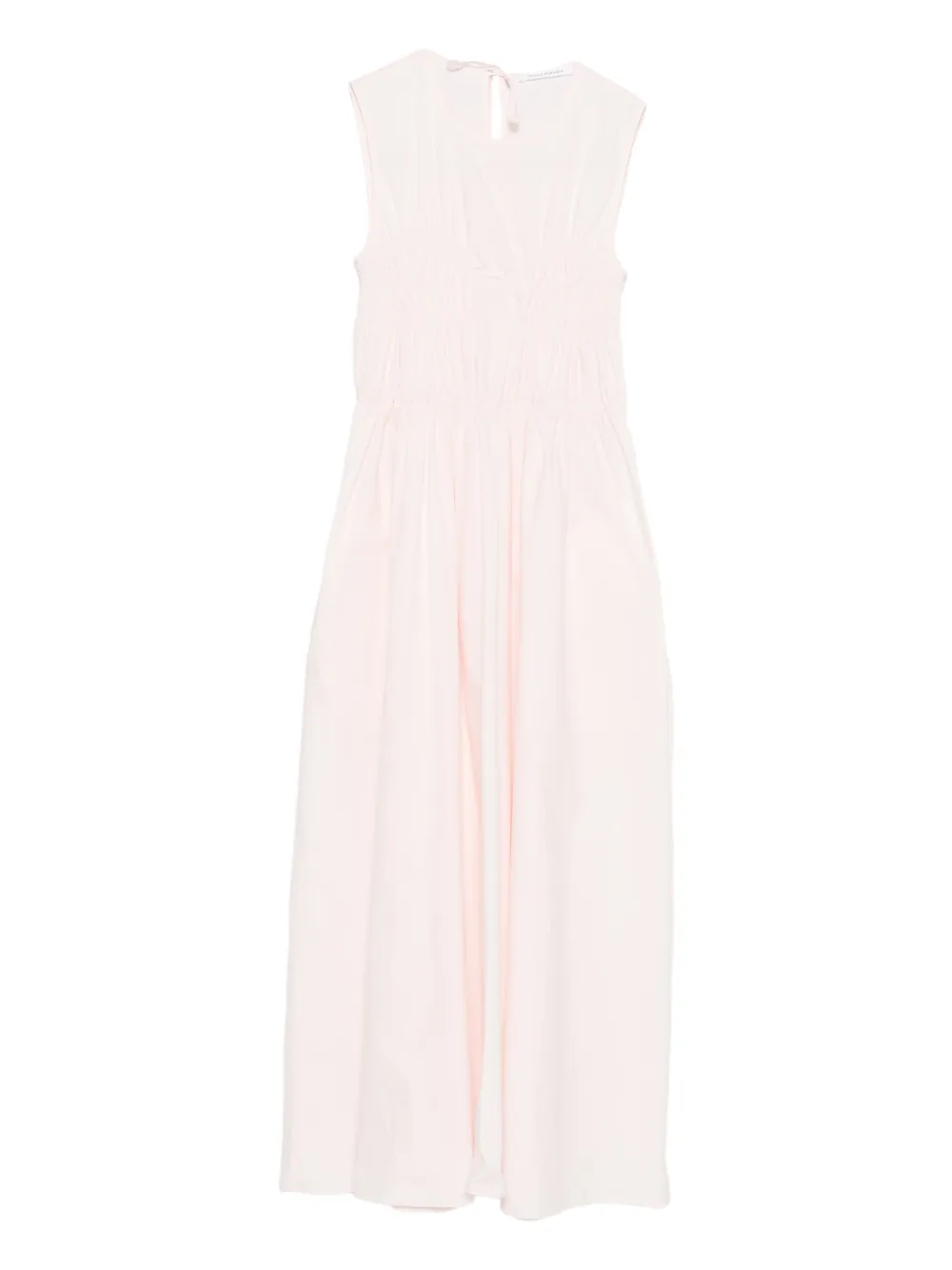 Cecilie Bahnsen gathered sleeveless midi dress - Rosa