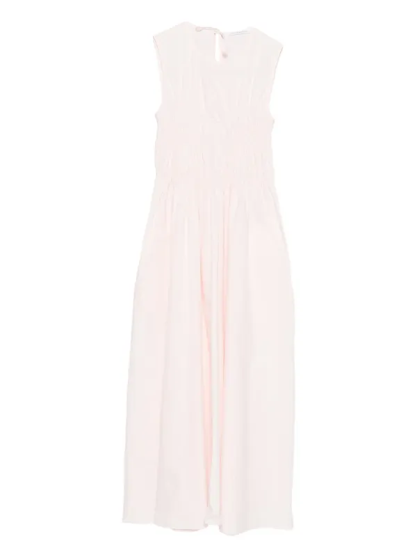 gathered sleeveless midi dress Women's Kaytlyn Gathered Sleeveless Silk Satin Midi Dress S/M/L/Customize White MEAN BLVD Customize / White