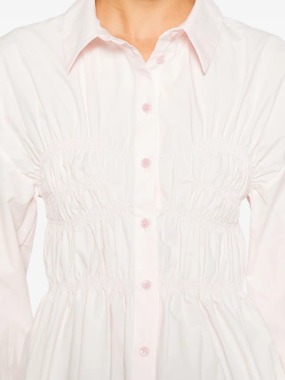 Cecilie Bahnsen Linnen blouse Roze