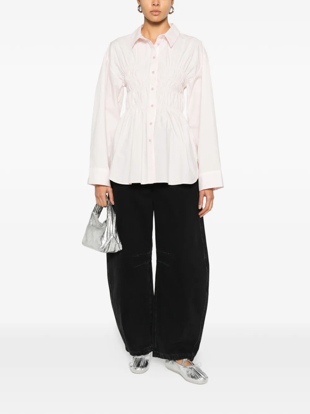 Cecilie Bahnsen button-fastening shirt - Roze