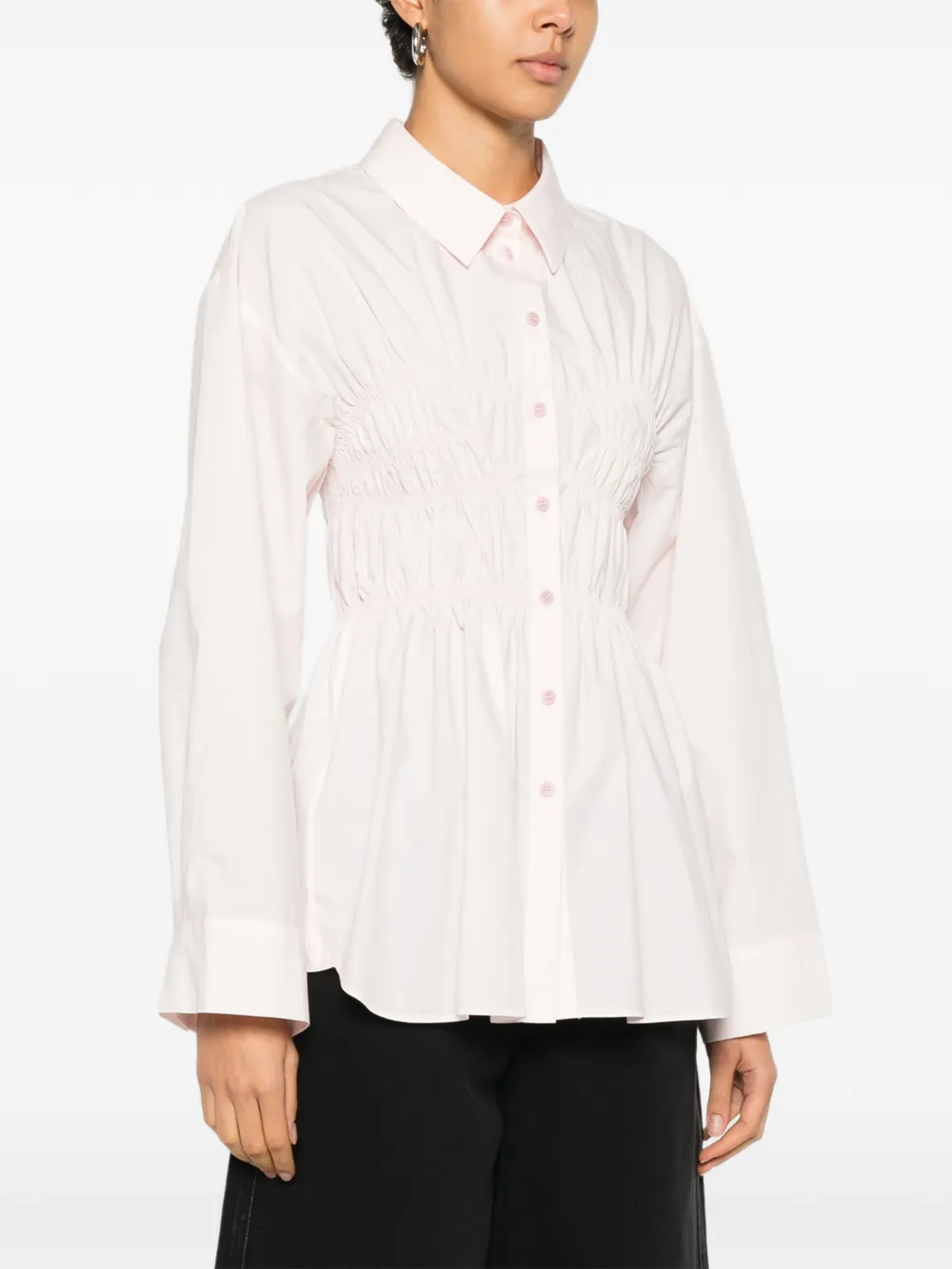 Cecilie Bahnsen Linnen blouse Roze
