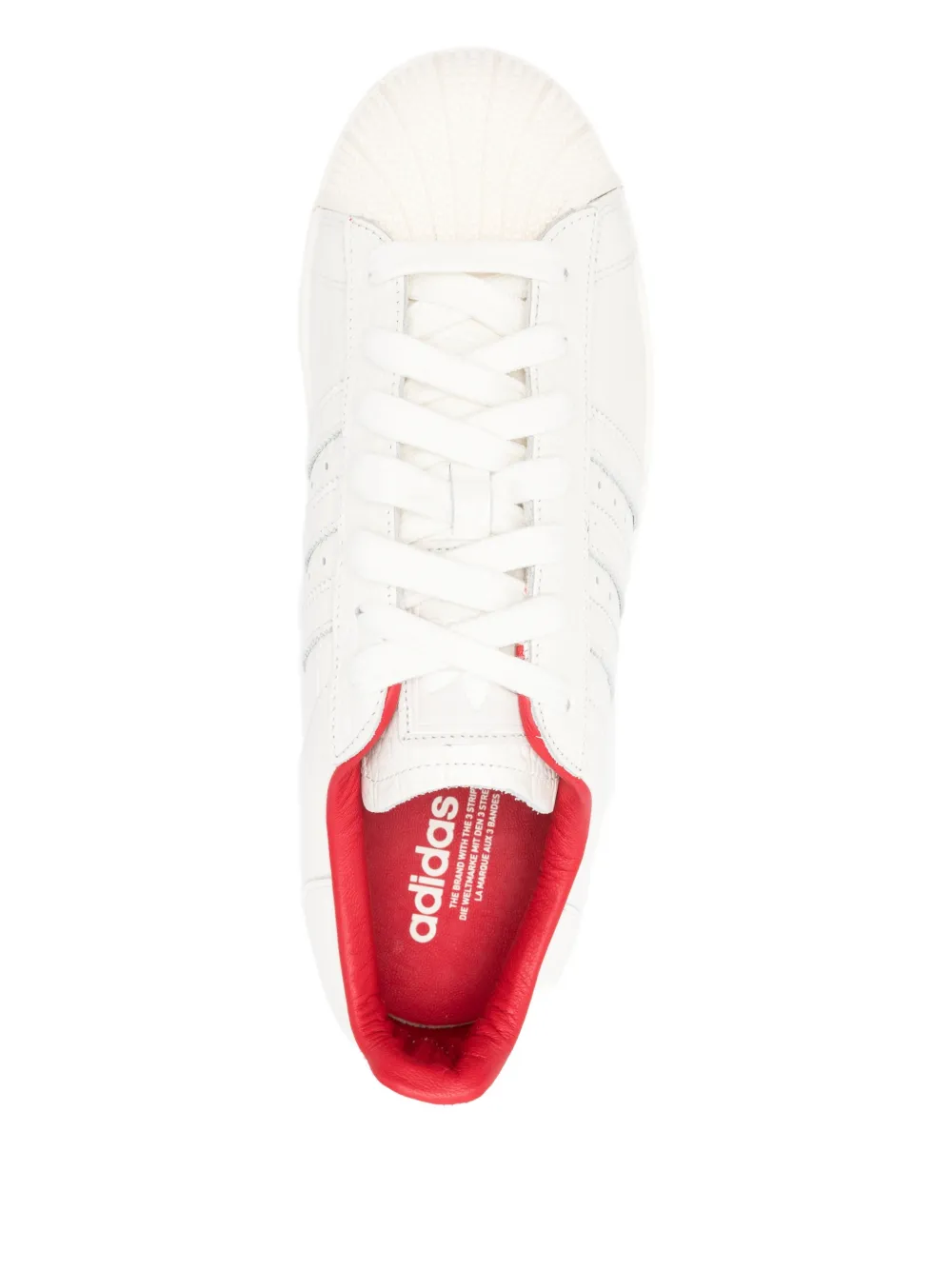 adidas Superstar II three-stripes sneakers Wit