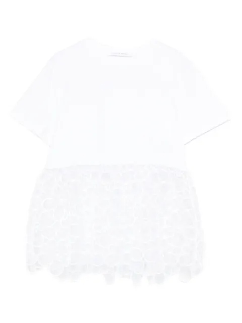 Cecilie Bahnsen lace-detail T-shirt