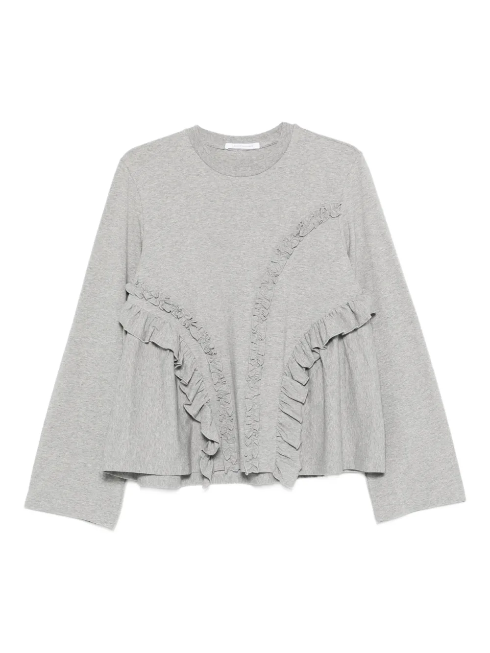 Cecilie Bahnsen ruffled top | Grey | Image 1