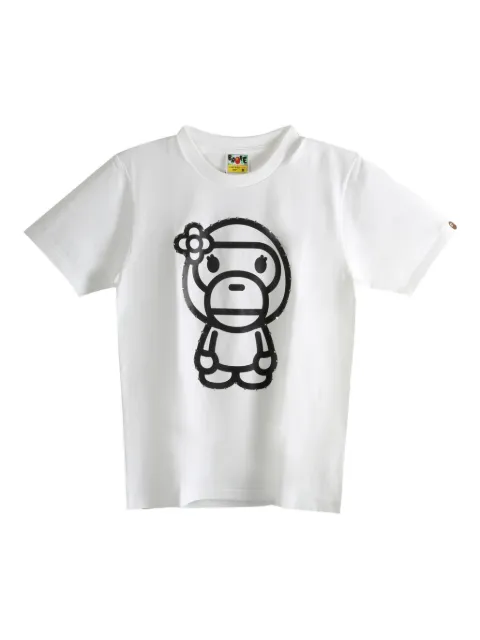 A BATHING APE® flower ape T-shirt