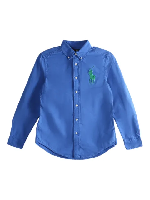 POLO RALPH LAUREN KIDS camisa con bordado