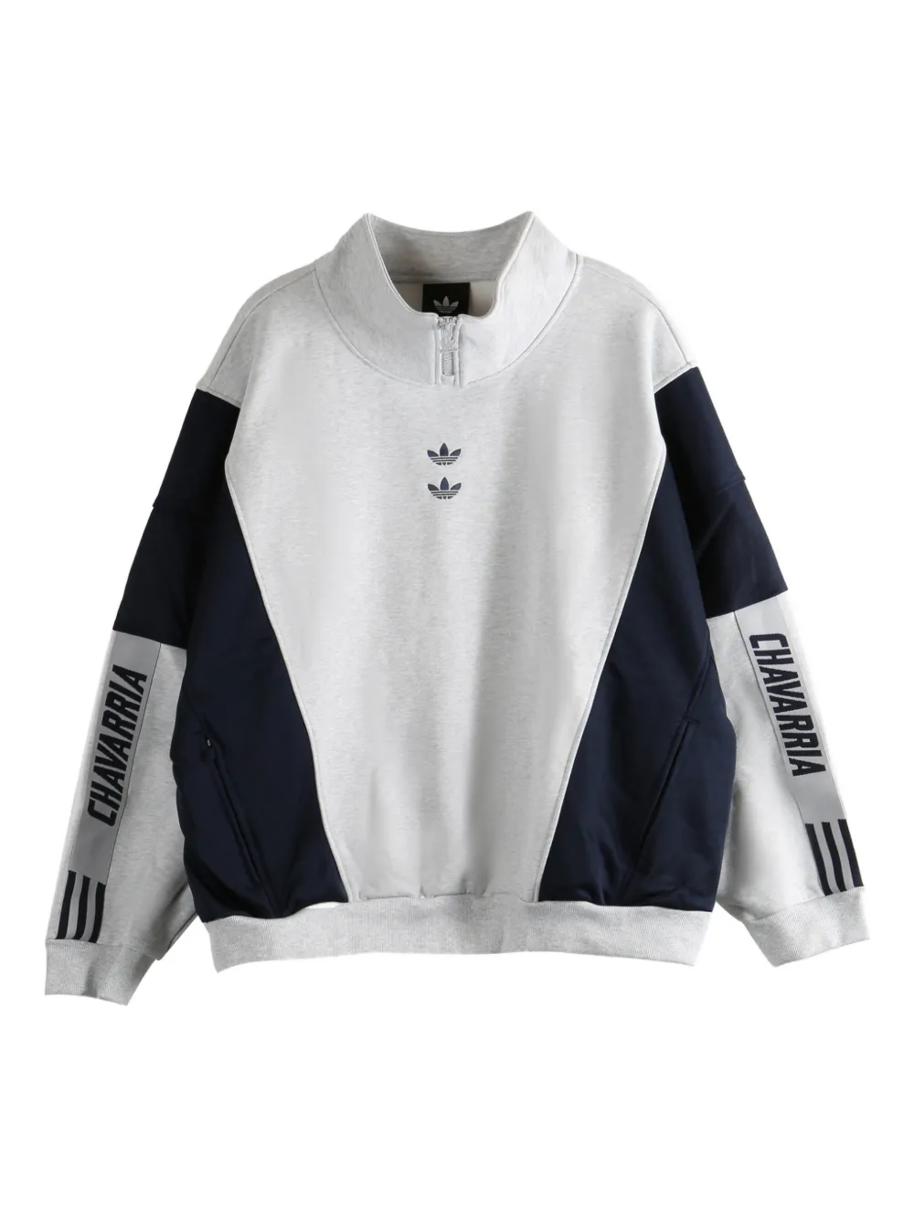 adidas x Willy Chavarria Watsonville mock-neck sweatshirt - Grigio