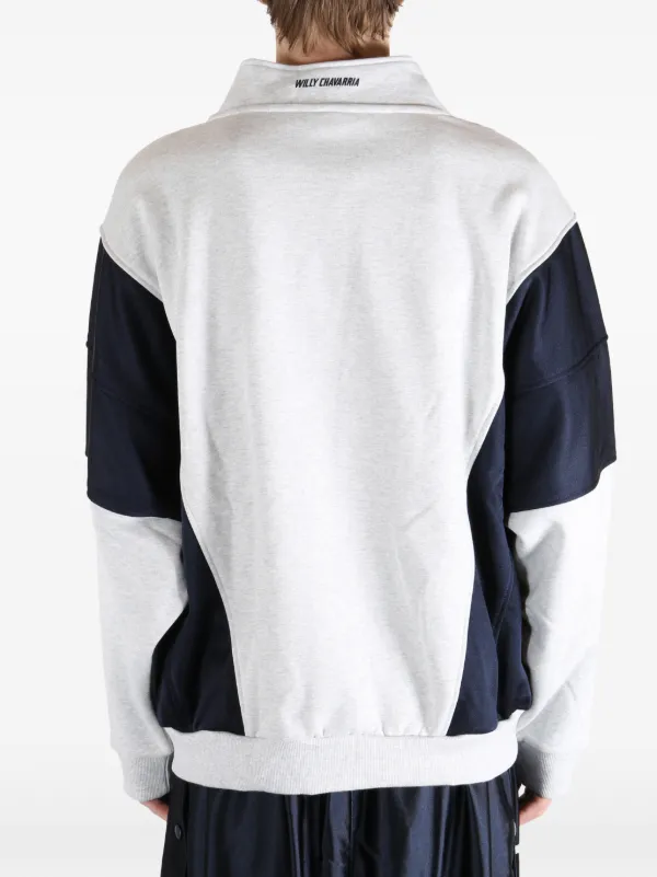 Adidas x Willy Chavarria Watsonville mock-neck Sweatshirt | Grey