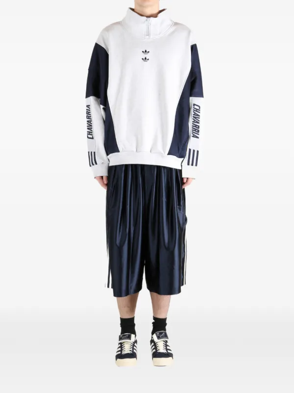 Adidas x Willy Chavarria Watsonville mock-neck Sweatshirt | Grey