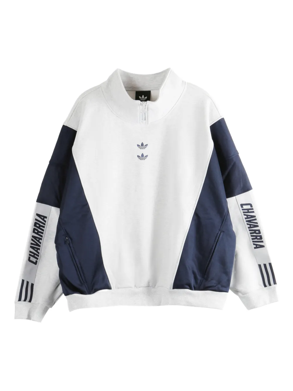 adidas x Willy Chavarria Watsonville mock-neck sweatshirt - Grigio