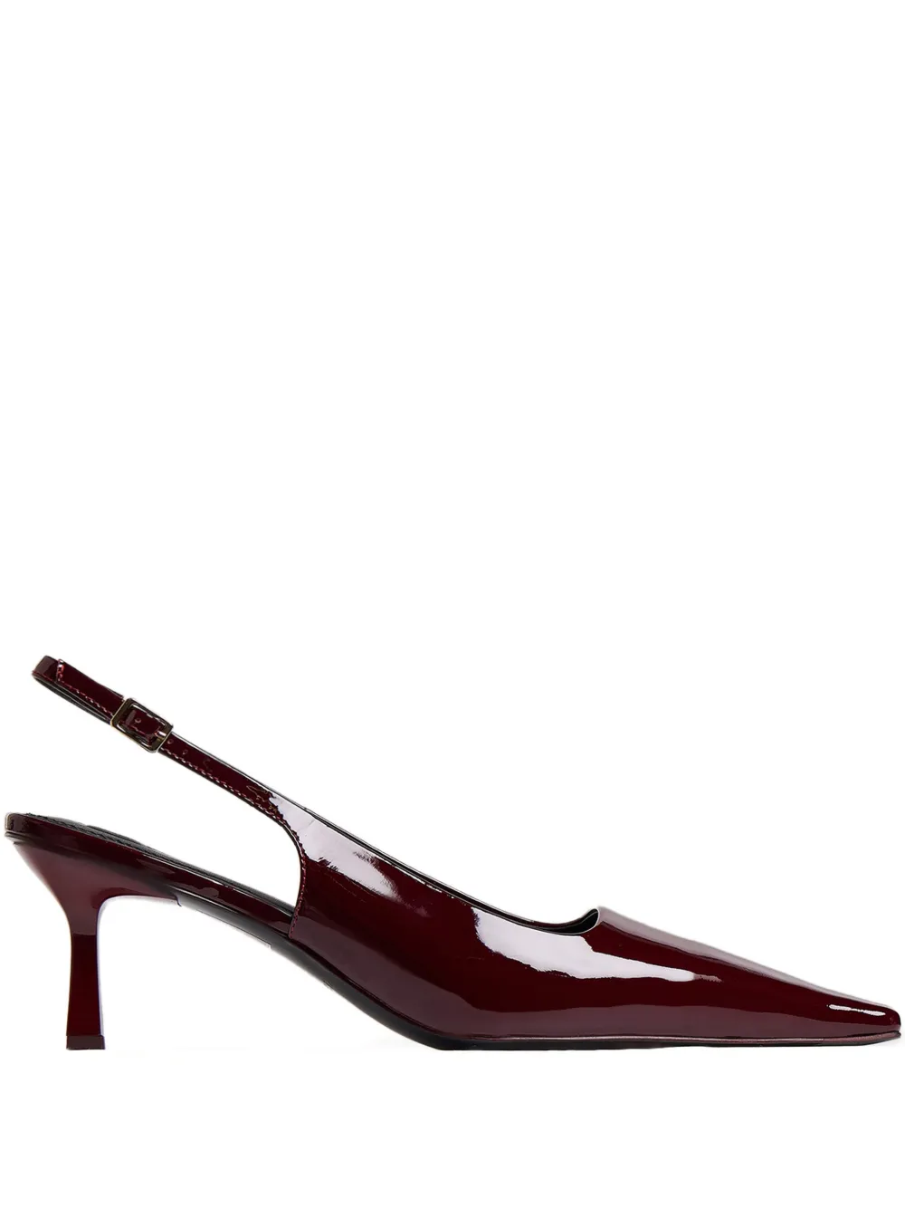 12 STOREEZ Lakleren slingback pumps Rood