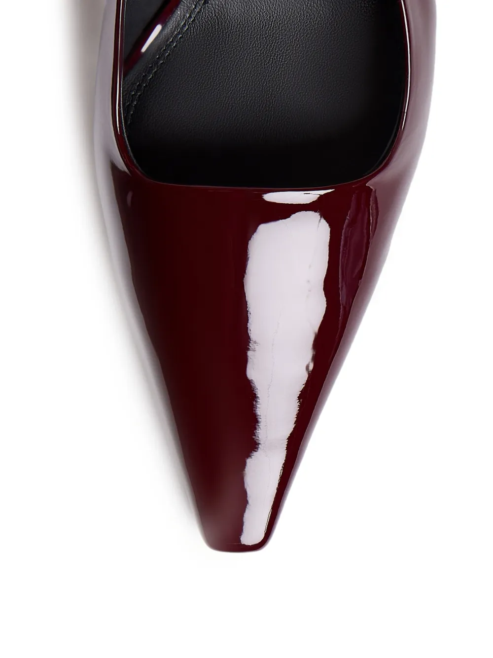 12 STOREEZ Lakleren slingback pumps Rood